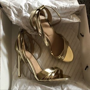 Gold Aldo Shoes - LEARIA